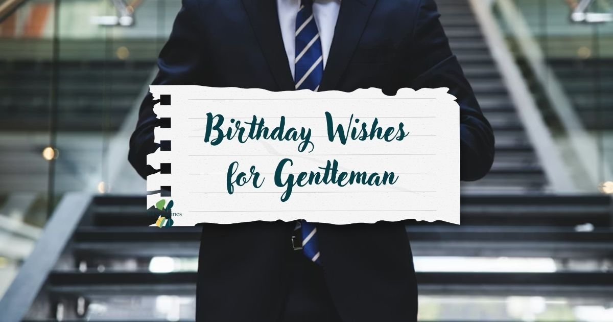 Birthday Wishes for Gentleman