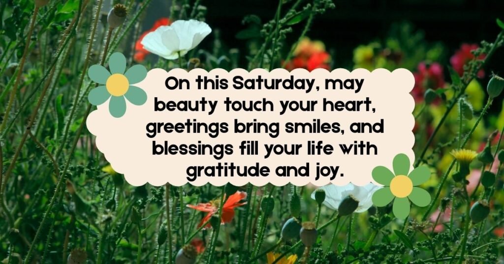 Cute Saturday Blessings