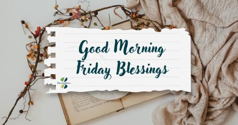 Good Morning Friday Blessings