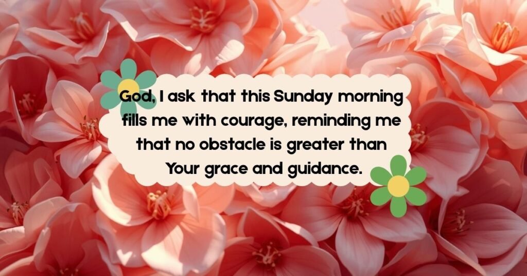 Good Morning Sunday Blessings