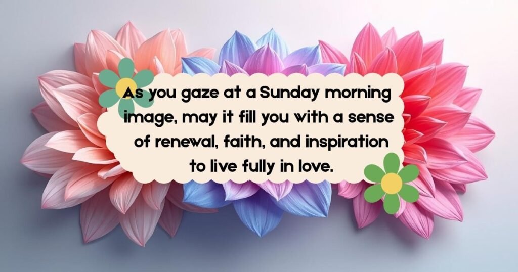 Positive Sunday Morning Blessings