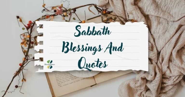 Sabbath Blessings And Quotes