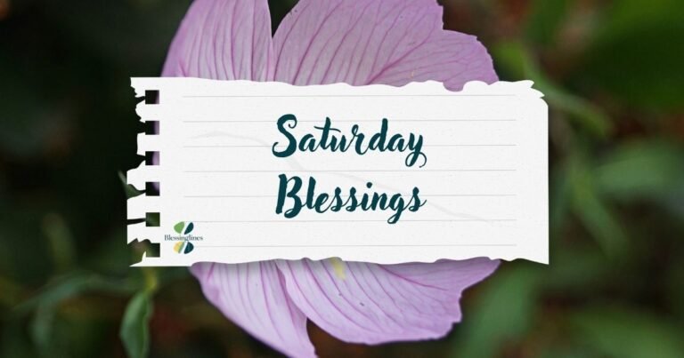 Saturday Blessings