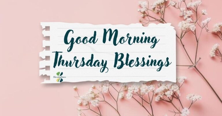 good morning thursday blessings