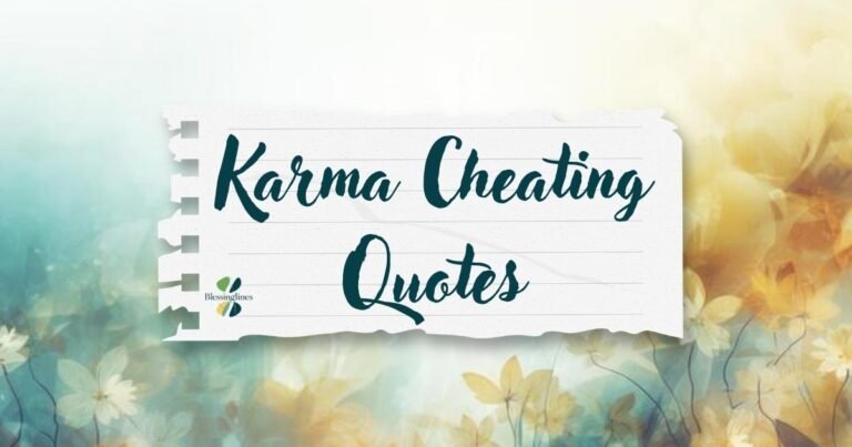 karma cheating quotes