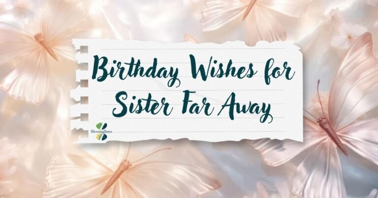 Birthday Wishes for Sister Far Away