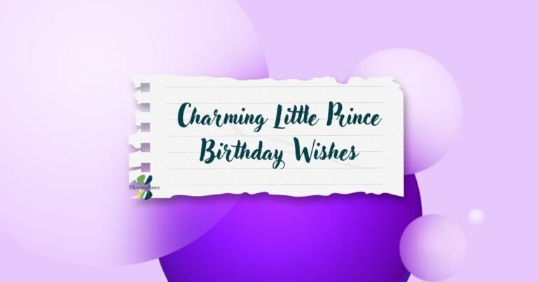 Little Prince Birthday Wishes
