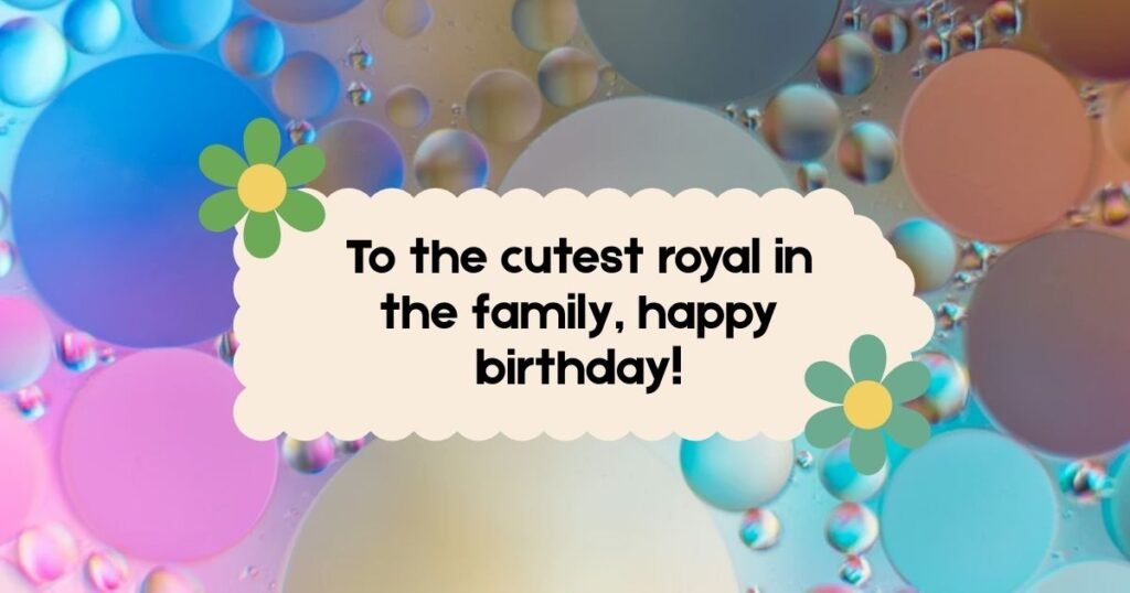 Little prince Royal Birthday Wishes