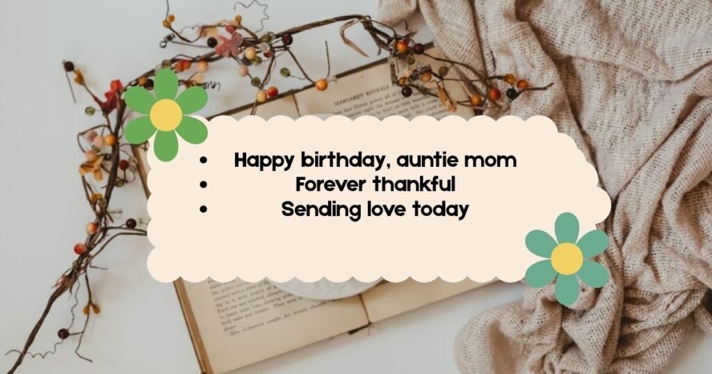  Birthday Wishes for Aunt as a Second Mother