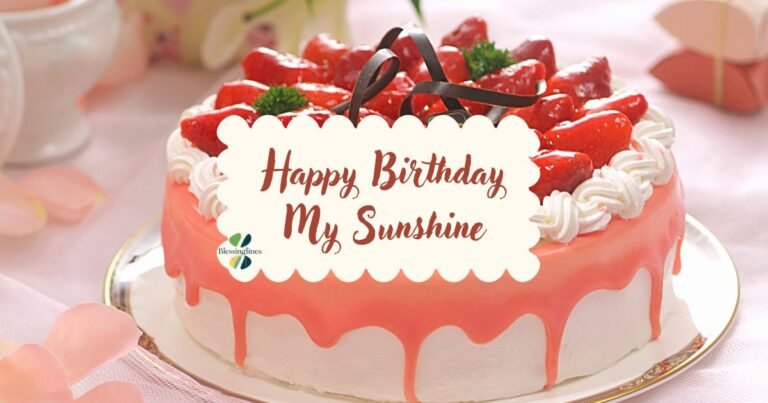 happy birthday my sunshine