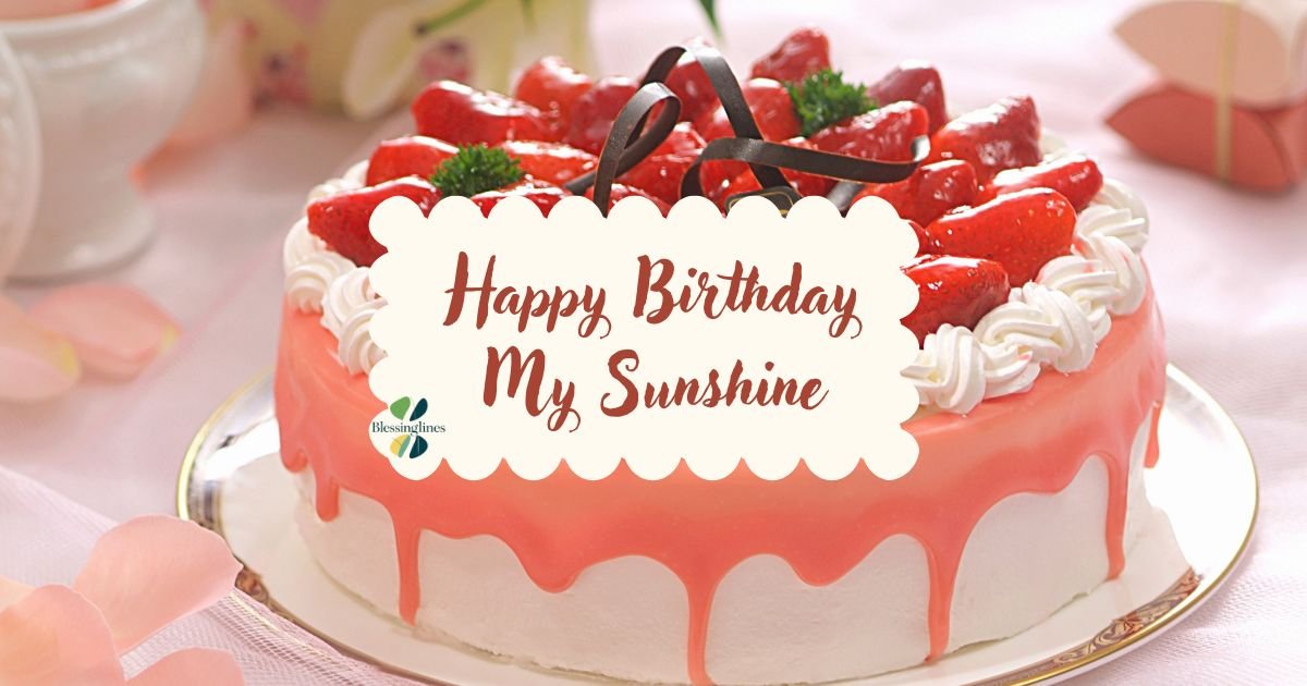 happy birthday my sunshine
