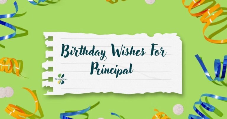 Birthday Wishes For Principal