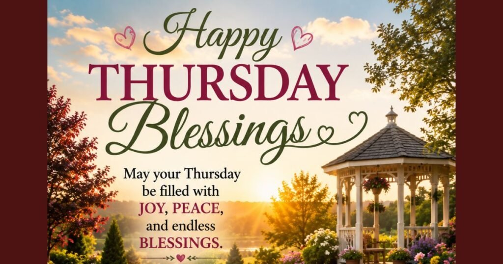 Happy Thursday Blessings