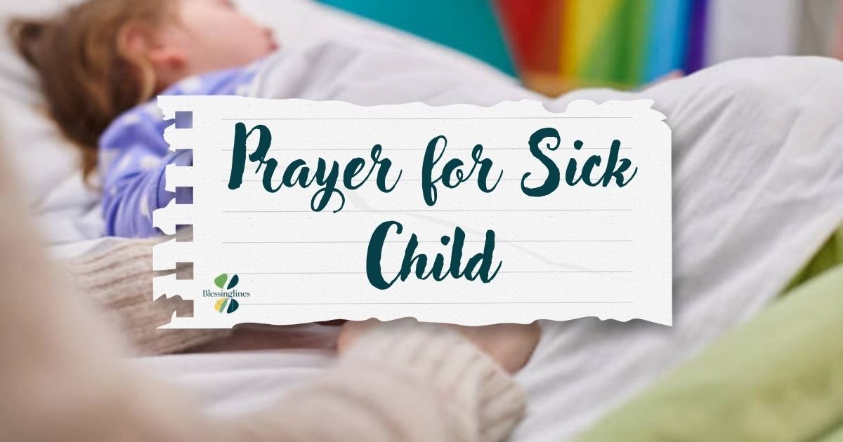 Prayer for Sick Child