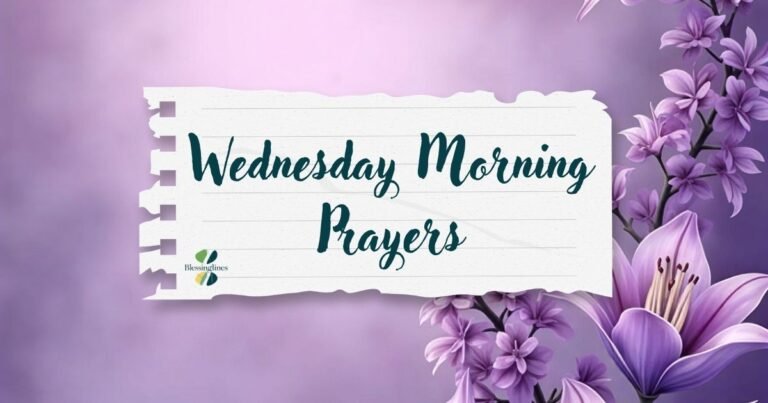 Wednesday Morning Prayers