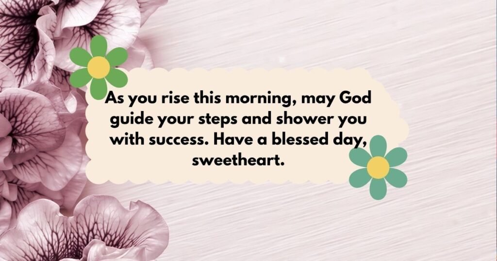 good morning message to my love