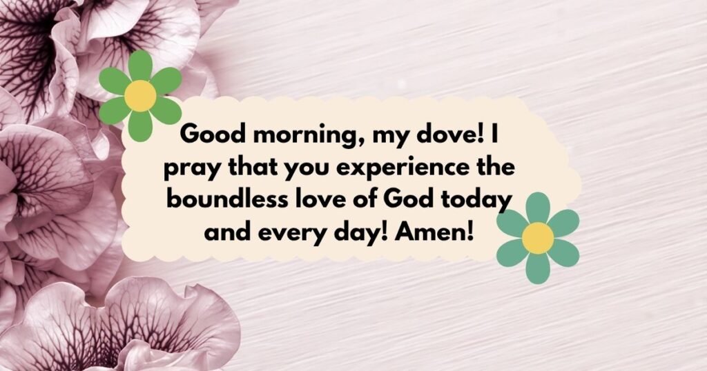 good morning prayer message