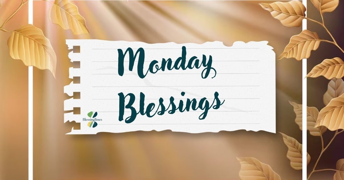 monday blessings