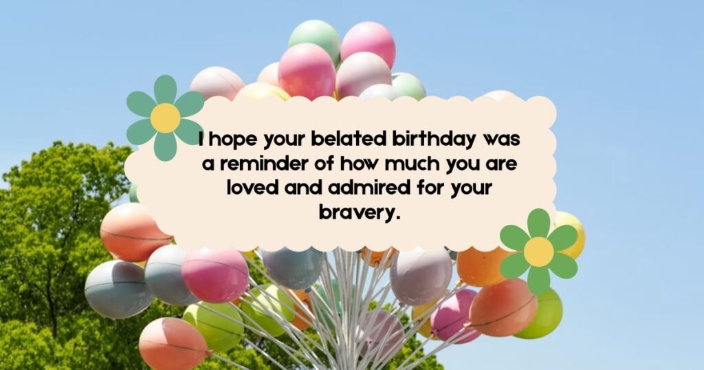 Belated Birthday Wishes for Fighter
