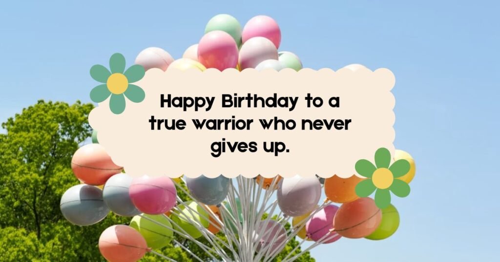 Cool Birthday Wishes for Fighter