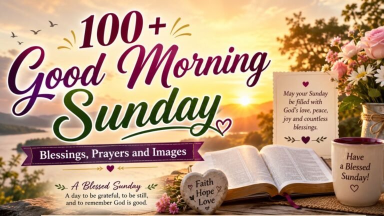 Good Morning Sunday Blessings