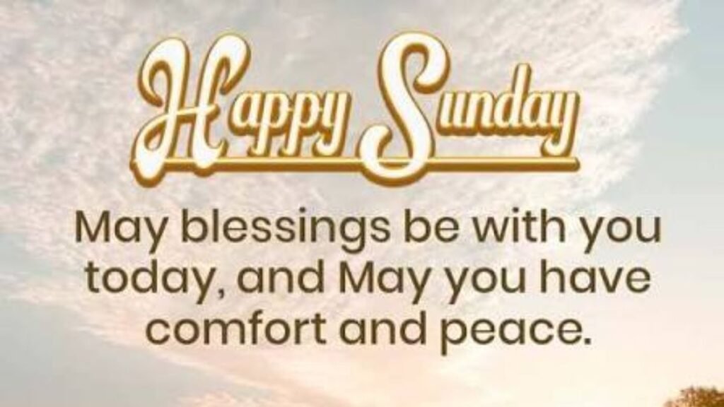 Happy Sunday Morning Blessings