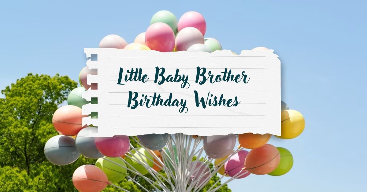 Little Baby Brother Birthday Wishes