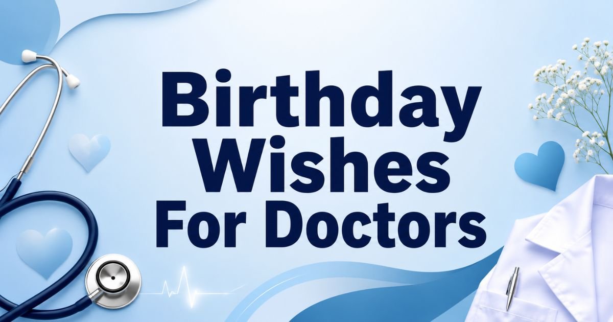 birthday Wishes for doctors