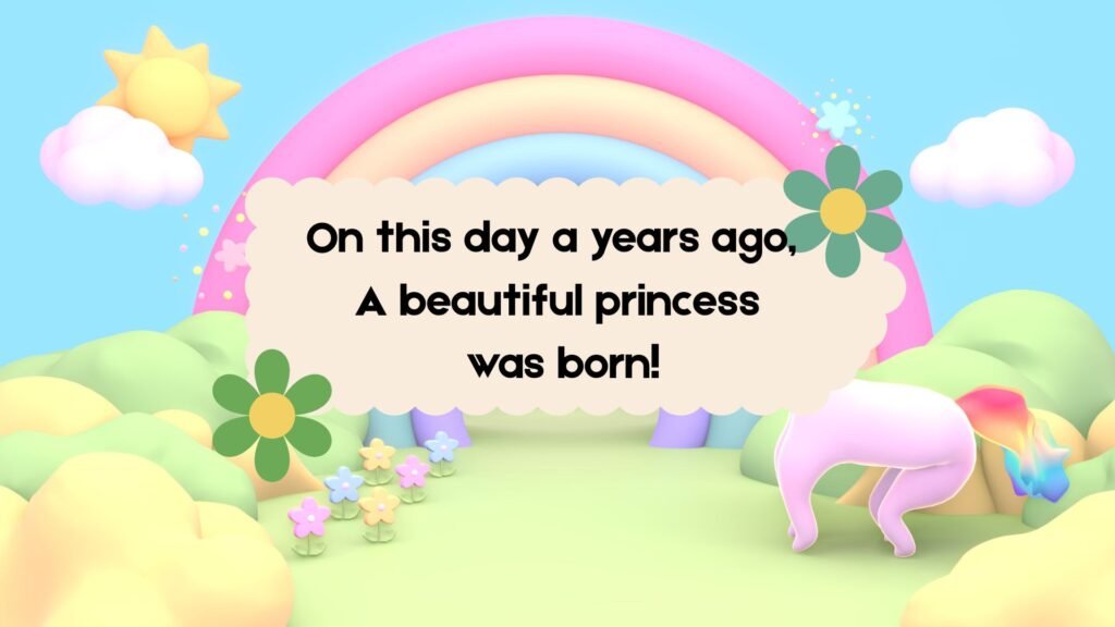 birthday wishes for little princess