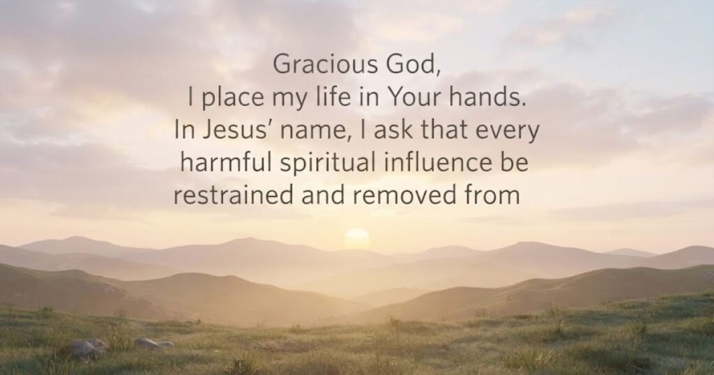 binding prayer for protection